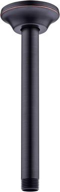 BESTILL 8 Inch Ceiling Mount Rain Shower Head Arm and Flange, Oil Rubbed Bronze by BESTILL