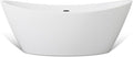 Empava Luxury 67 inch Acrylic Freestanding Bathtub Contemporary Soaking Tub by Empava