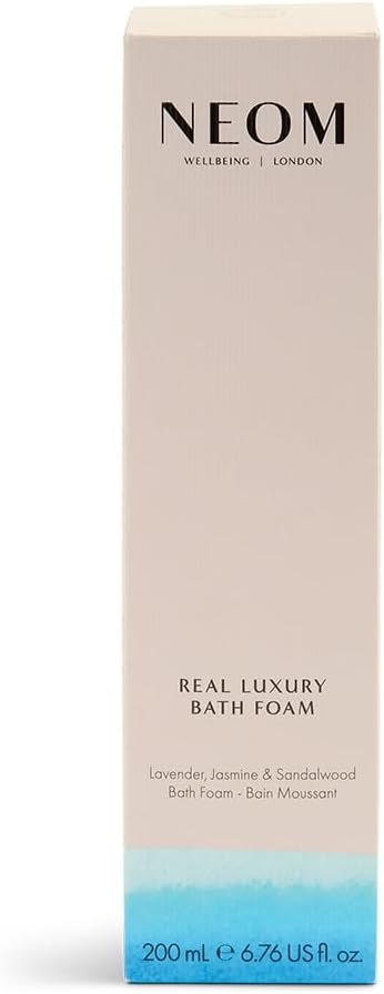 NEOM Real Luxury Bath Foam, 6.76 fl oz | Lavender, Jasmine & Rosewood | Coconut - Image 3