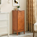 Bathroom Floor Cabinet with Adjustable Shelves, 35.7 Inch Vintage Style Linen by Muelartique