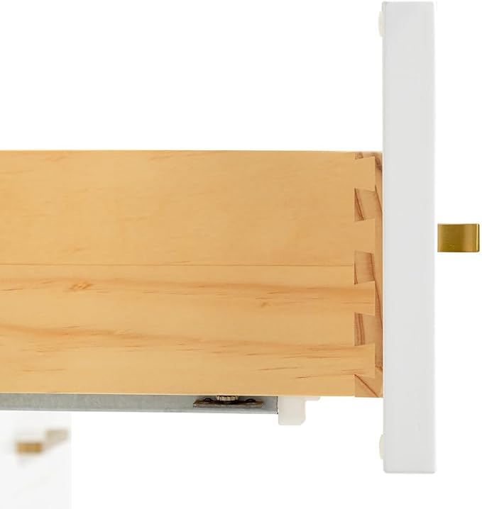 ARIEL 49" White Bathroom Vanity, 1.5" Edge Pure White Quartz Countertop & Splash - Image 8