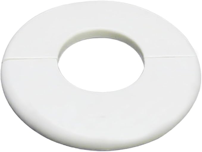 1 Pack Wall Split Flange for 1.73 Inch/44mm OD Pipe ABS Escutcheon Plate by Unknown