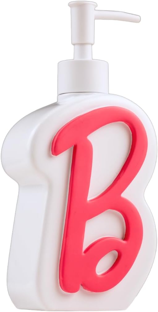 Collectibles Barbie Pink B Monogram Soap/Lotion/Hand Sanitizer Resin Pump by Franco