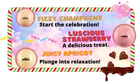 Sweet Escape Candy Fruity Juicy Sweet Treat Bomb Bath Fizzers Bath Bomb Gift Set - Image 2