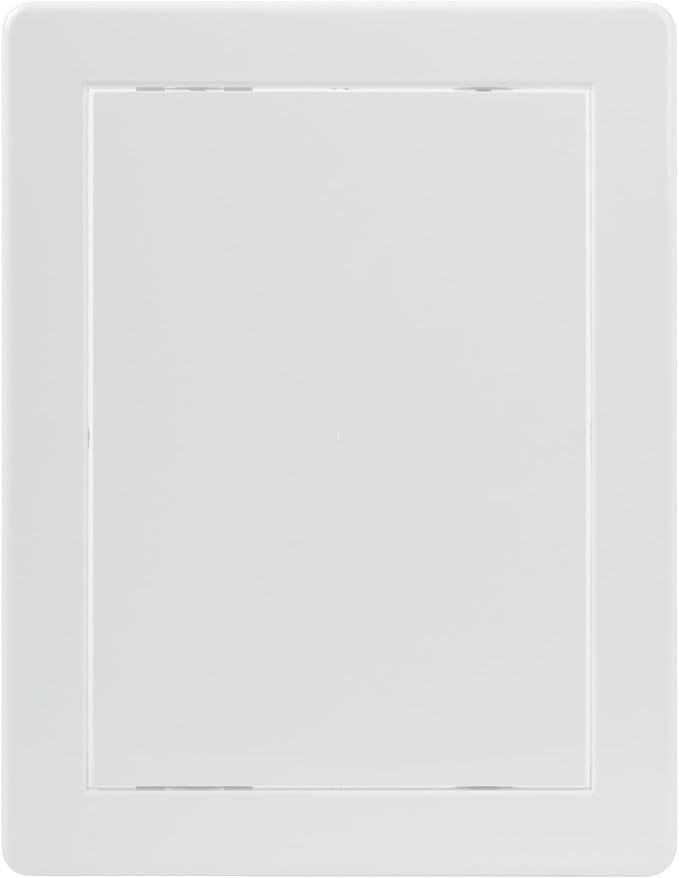 6 x 8 Inch White Rectangular ABS Plastic Plumbing Access Panel by Unknown