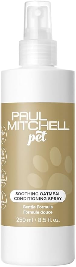 Paul Mitchell Pet Soothing Oatmeal Conditioning Spray, Gentle Formula, Grooming by Home