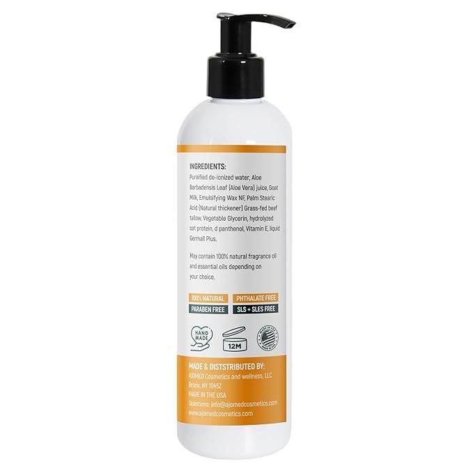 Tallow & Goat Milk Body Lotion for Sensitive Skin, Organic moisturizing Lotion - Image 6