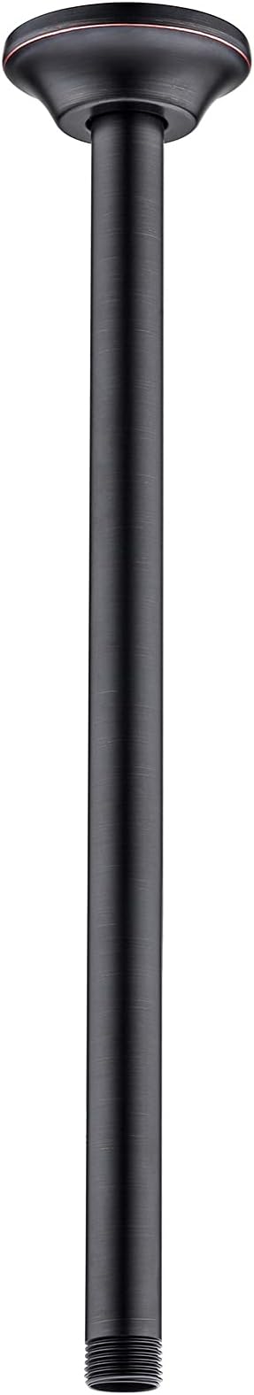 BESTILL 16 Inch Ceiling Mount Rain Shower Head Arm and Flange, Oil Rubbed Bronze by BESTILL