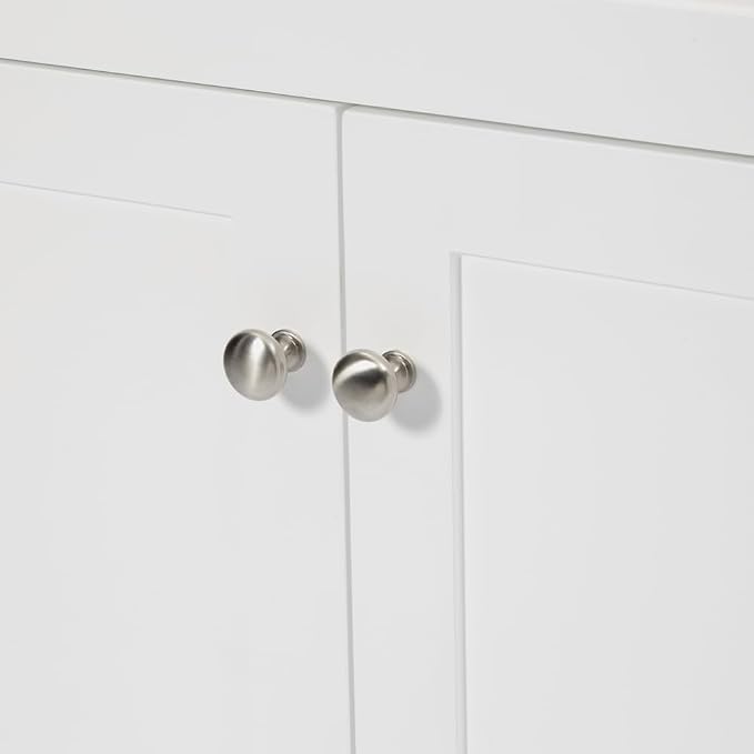 ARIEL 73" White Double Vanity 1.5" Edge Pure White Quartz Countertop & Splash - Image 9