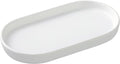 White Round Soap Dispenser Tray by Eyrozia