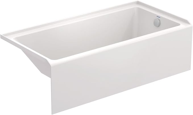 Duravit 700653-R Duravit No.1 60" Three Wall Alcove Acrylic Soaking Tub by Duravit
