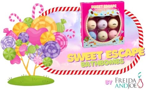 Sweet Escape Candy Fruity Juicy Sweet Treat Bomb Bath Fizzers Bath Bomb Gift Set - Image 4