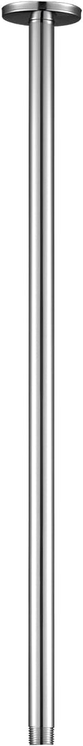OFFO Shower Arm with Flange, 24 in Ceiling Mount Replacement Rain Shower Head by OFFO