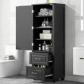 Tall Narrow Storage Cabinet, Wood Storage Cabinet by Virubi