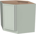 Diagonal Corner Kitchen Cabinet – Solid Wood – Freestanding Storage Organizer by HCIOANHomecabinetseries