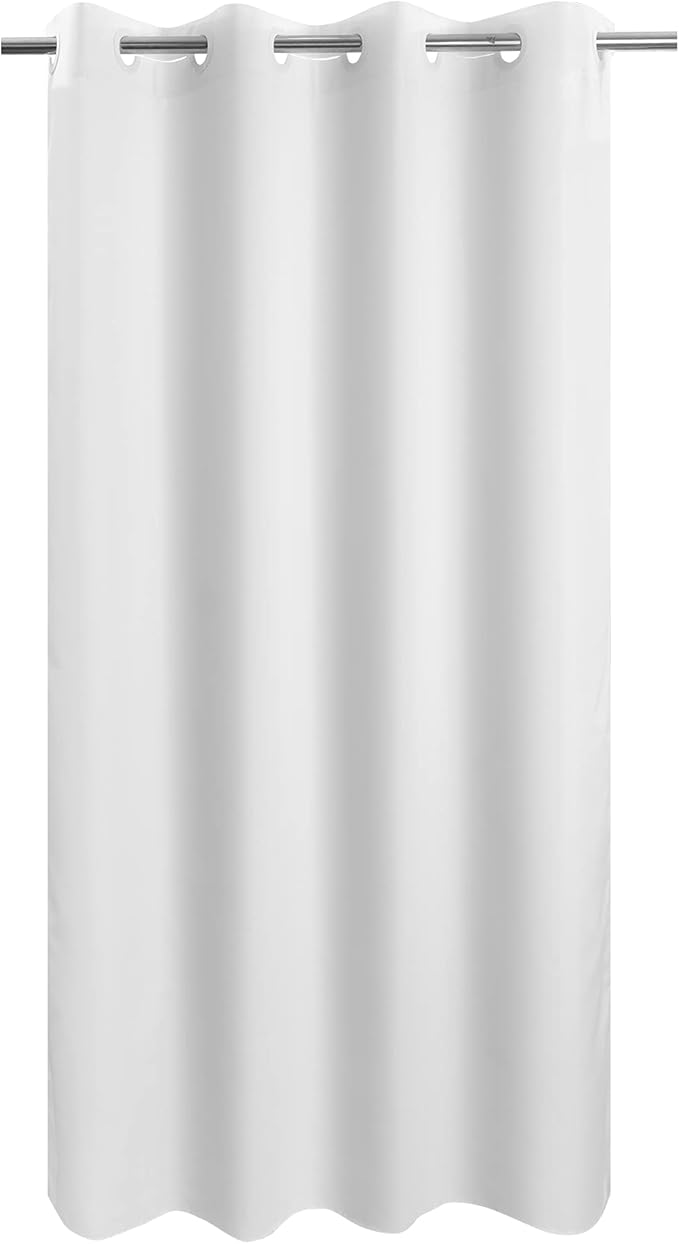 River Dream No Hook Microfiber Shower Curtain 54" Wide by RiverDream