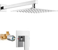 Airuida Shower Faucet Set Bathroom Rain Shower System SUS304 Stainless Steel by Airuida