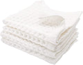 sea me at home Waffle Washcloths Set, 100% Turkish Cotton by seameathome