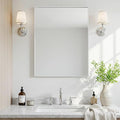 24x30 Inch Silver Bathroom Mirror by LEDLUX