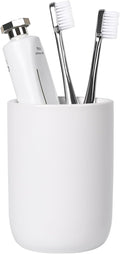 BosilunLife Ceramic Toothbrush Holder - 12Oz Bathroom Toothbrush Holder White by BosilunLife