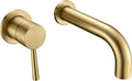 SUMERAIN Wall Mount Tub Filler Gold Bathtub Faucet by SUMERAINFAUCETS