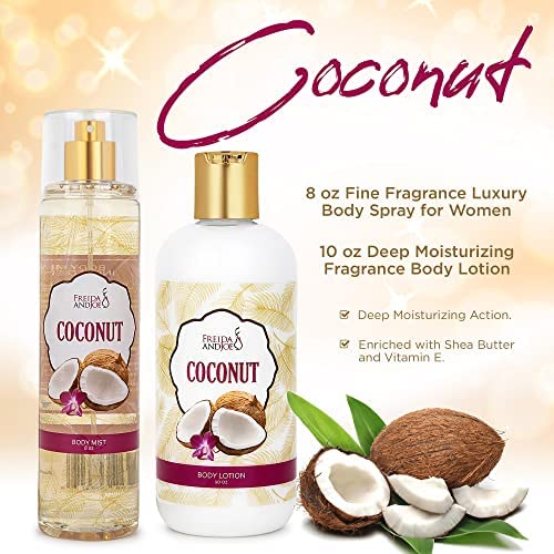 Home Spa Gift 10oz Deep Moisturizing Fragrance Body Lotion & 8 oz. Fine - Image 2