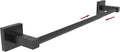 RUACQ Adjustable Towel Bar 13.8 to 24 inch, Square Base Single Towel Racks by Ruacq