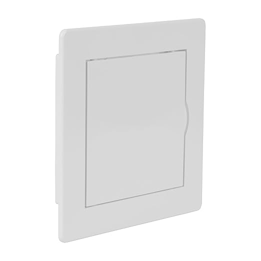 Repa Market 4 x 4 Access Panel for Drywall and Ceiling – White ABS Plastic Door by RepaMarket