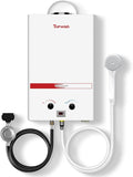 Tankless Water Heater 8L, 2.11GPM Portable Propane Camping Water Heater by TOPWISH