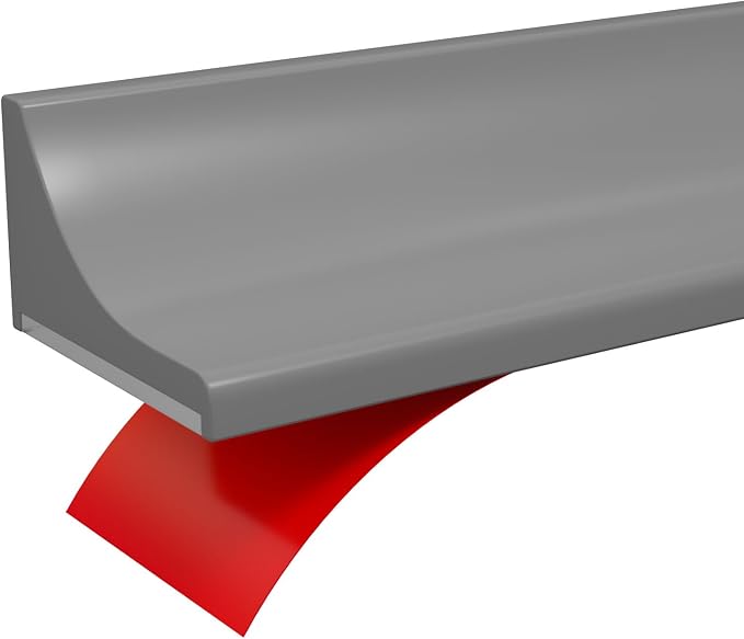 98Inch Collapsible Shower Threshold Water Dam Barrier, Self Adhesive Silicone by JASPOND