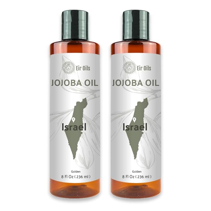 Jojoba Oil - Direct from EIR Oils' Farm in Israel - 100% Pure Carrier Oil by NaturePackaged