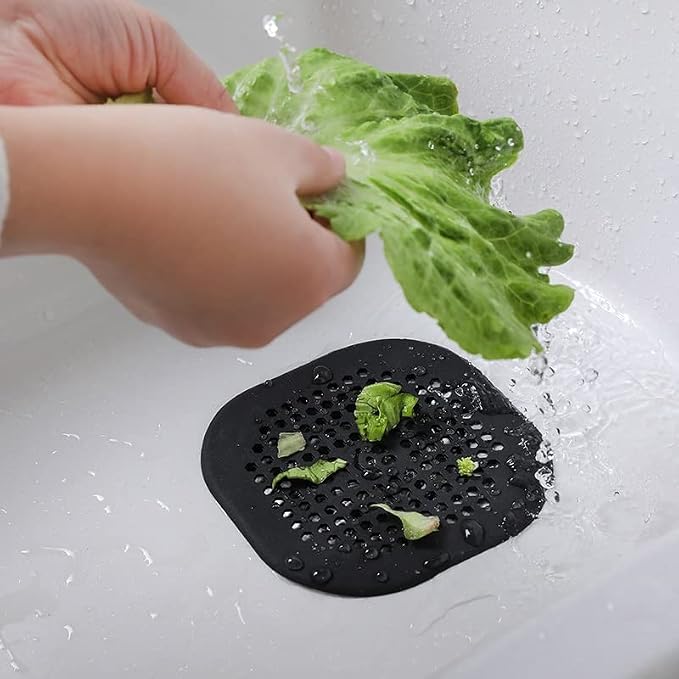 2 Pack Drain Cover Hair Catcher Drain Plug Hair Stopper Drain Protector - Image 5