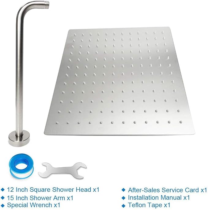 NearMoon Square Rain Shower Head - Image 6
