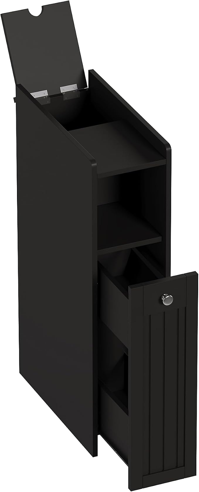ChooChoo Slim Bathroom Storage Cabinet, Narrow Small Bathroom Organizer - Image 8