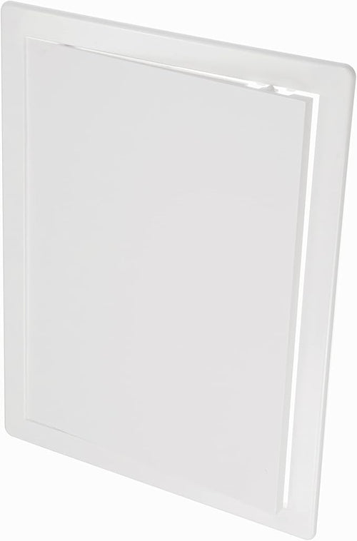 10" x 13" White Plastic Access Panel. Service Shaft Door Panel. Plumbing by Unknown