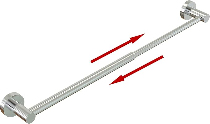 Towel Bar - Adjustable 304 Stainless Steel Towel Holder by Honmein