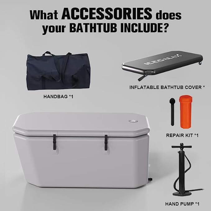 Cold Plunge Tub, Inflatable Ice Bath Tub - Image 8