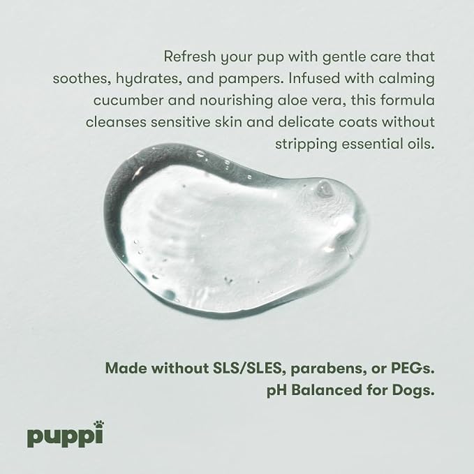PUPPI Gentle Dog Shampoo | 15.5 fl oz. / 460 ml | Sulfate-Free Dog Wash | - Image 6