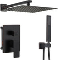 Oil Rubbed Bronze rain Shower Faucet Set Shower System 12 Inches Square Shower by ANNAZOMBATHROOM