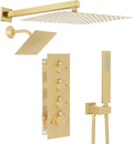 Enga Thermostatic Dual Shower System, All Functions Use Together & Volume by Enga