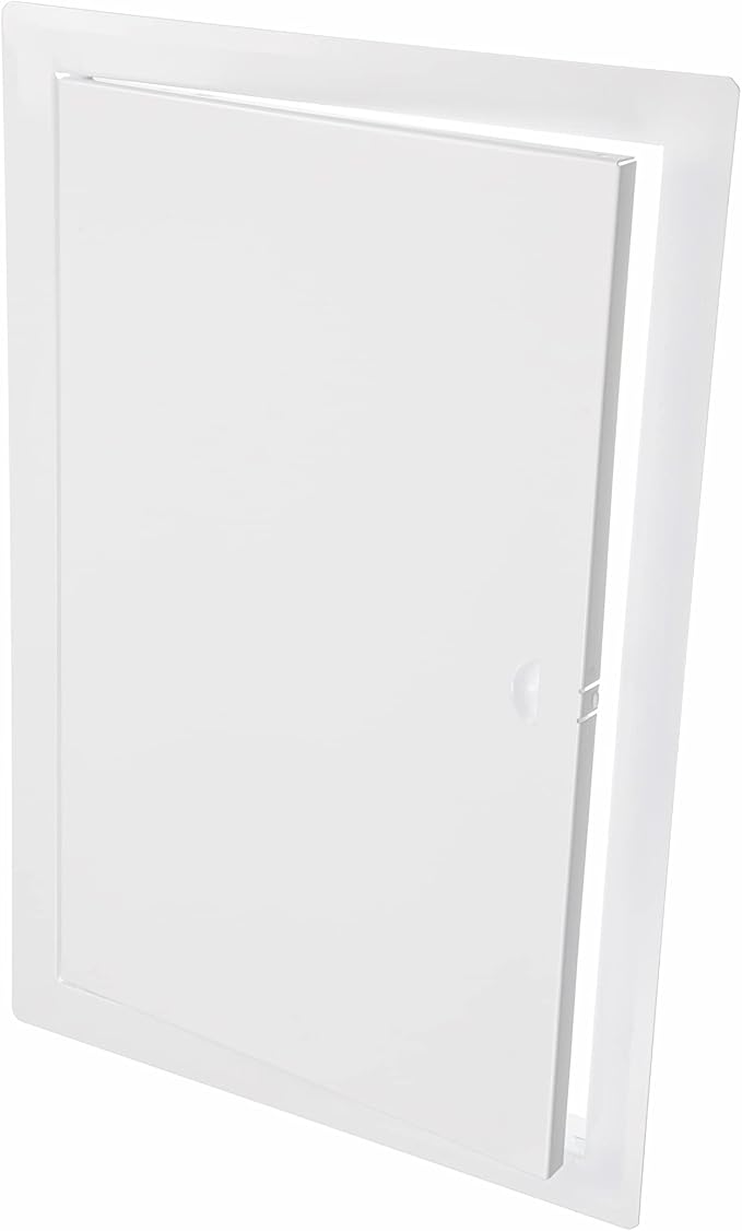 10" x 16" White Metal Access Panel. Service Shaft Door Panel. Plumbing by Unknown