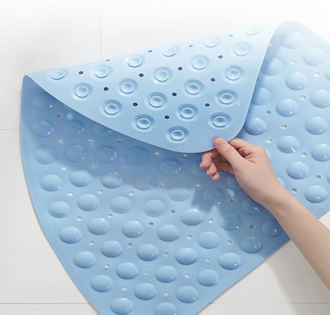 Mrcrypos Corner Shower Mats 31 x 31 Inches Bath Mat - Image 7