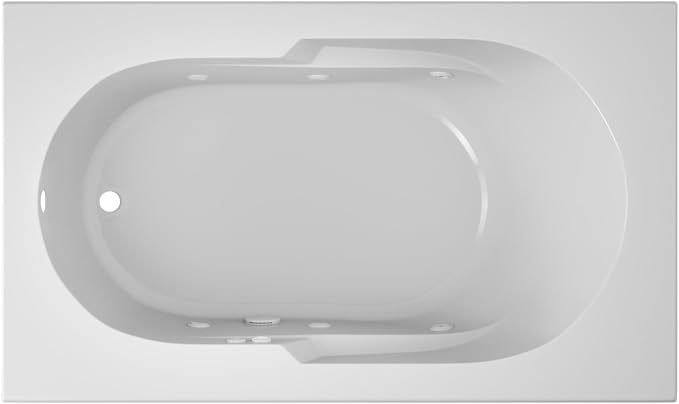 Jacuzzi SIGNATURE Acrylic Drop-In Bathtub, Jet Massage Tub, Slip Resistant - Image 8