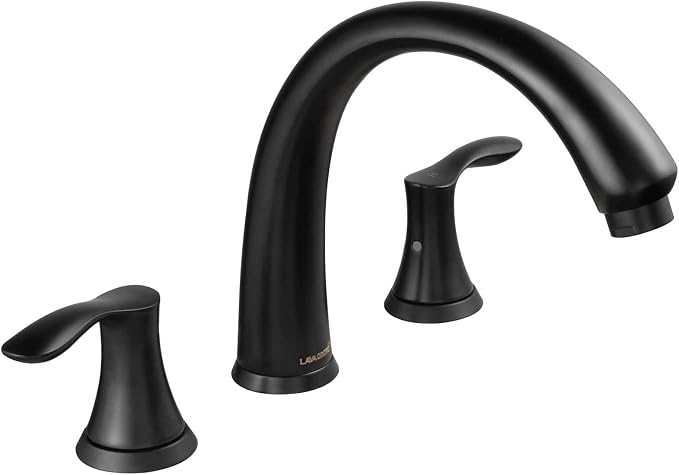 Lava Odoro Black Roman Tub Faucet by LavaOdoro