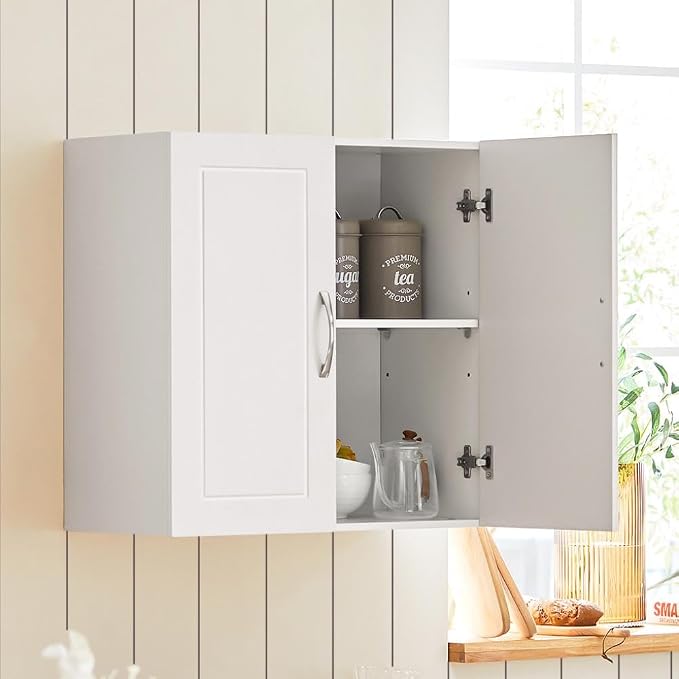 SoBuy Kitchen Wall Cabinet for Laundry Room, Medicine Cabinet for Bathroom by Haotian