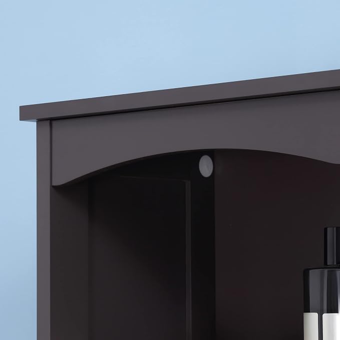 HOMCOM Bathroom Storage Cabinet, Free Standing Bathroom Storage Unit, Tall - Image 7