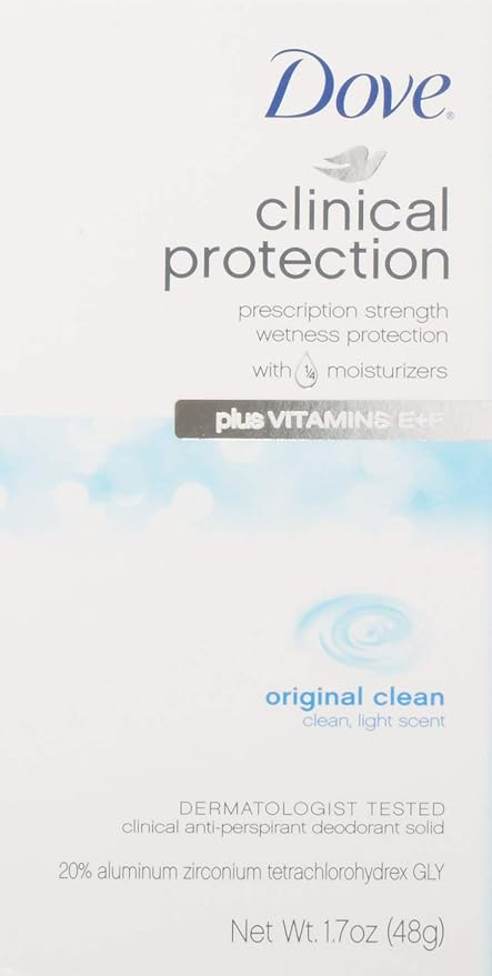 Dove Clinical Protection Antiperspirant/Deodorant, Original Clean, 1.7 Ounce - Image 2
