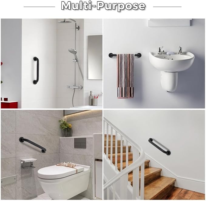 Grab Bars for Shower, 2 Pack 36-Inch Anti Slip Shower Handles for Elderly - Image 6