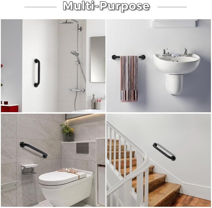 Grab Bars for Shower, 2 Pack 32-Inch Anti Slip Shower Handles for Elderly - Image 6