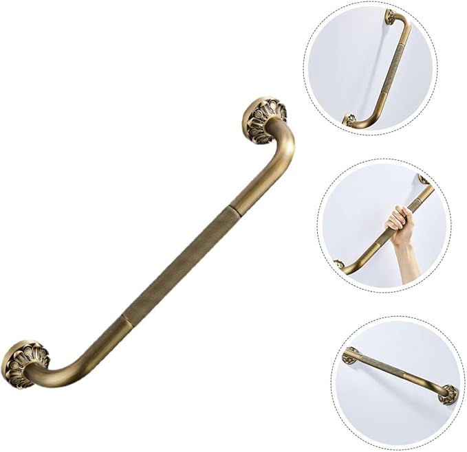 Copper Bathroom Safety Grab Bar - Image 3